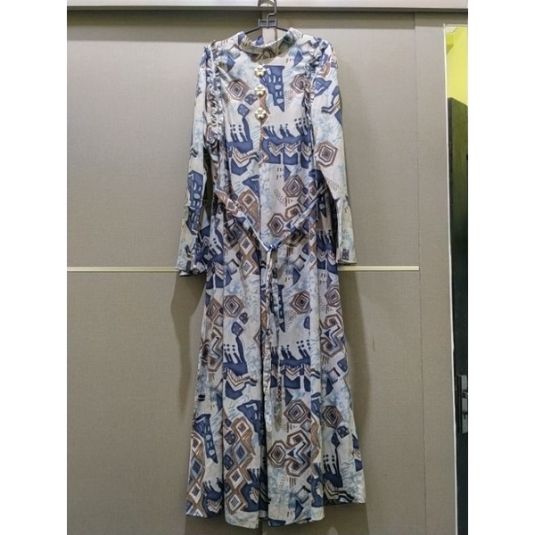 dress muslim preloved gamis etnik bukan ria miranda