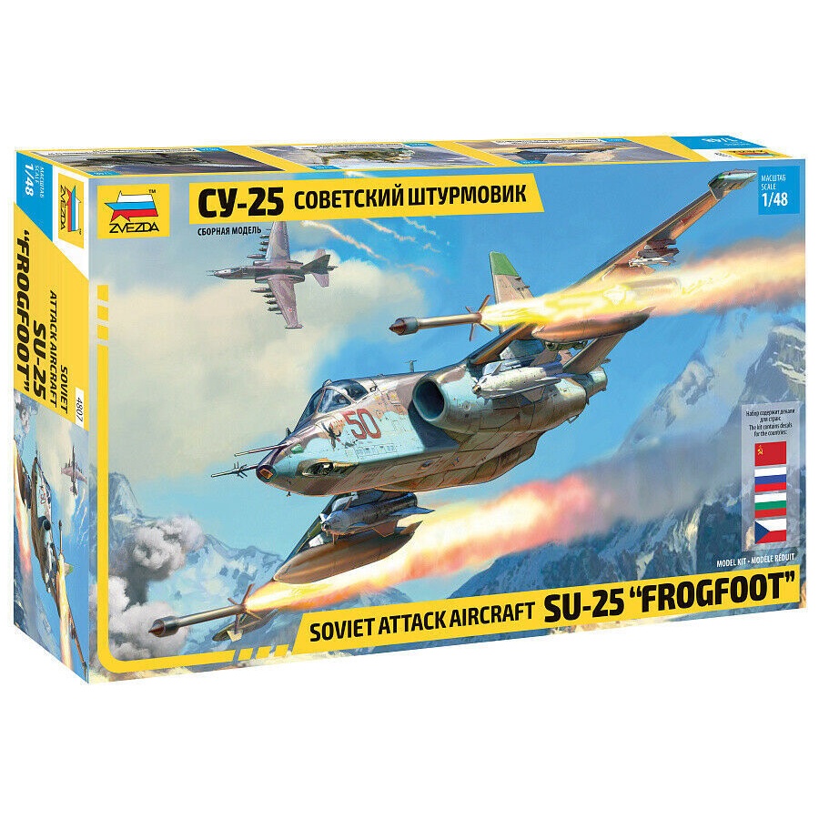 Pesawat Sukhoi SU-25 Frogfoot Skala 1:48 Zvezda