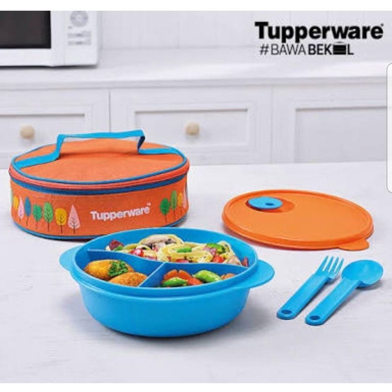 Tas bekal lengkap Tupperware