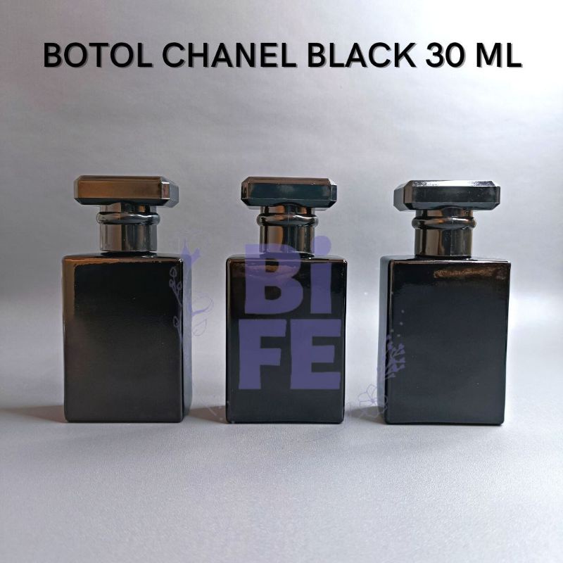 Botol parfum kosong chanel black 30ml Putar / Drat