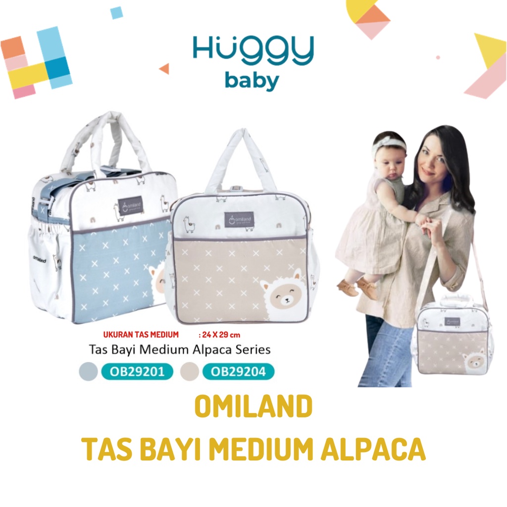 Omiland Tas Bayi MEDIUM ALPACA Series