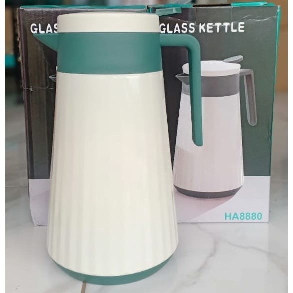 Thermos air water Jug 1 Liter Teko Panas Kettle Ekonomis