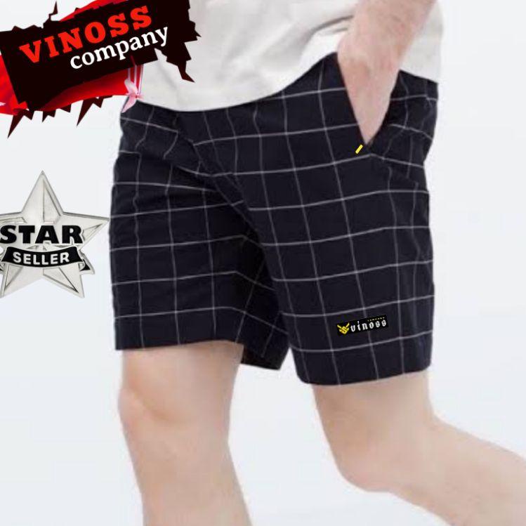 ZW.19Ja23ᵞ • celana pendek pria distro original celana tartan pria pendek original celana kotak kota