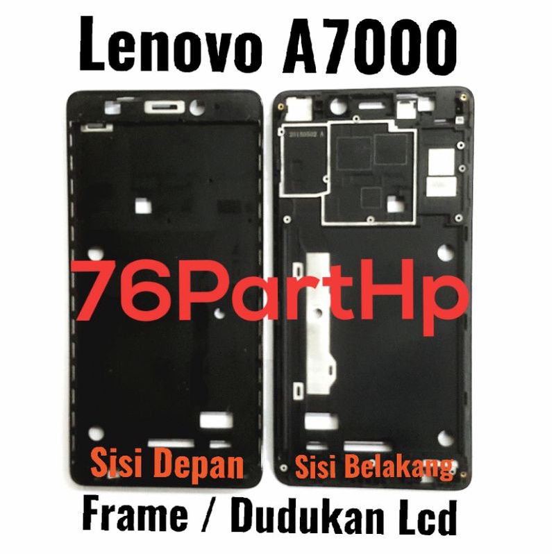 Frame Bezzel Tulang Tengah Lenovo A7000 - Bezzel Dudukan Lcd