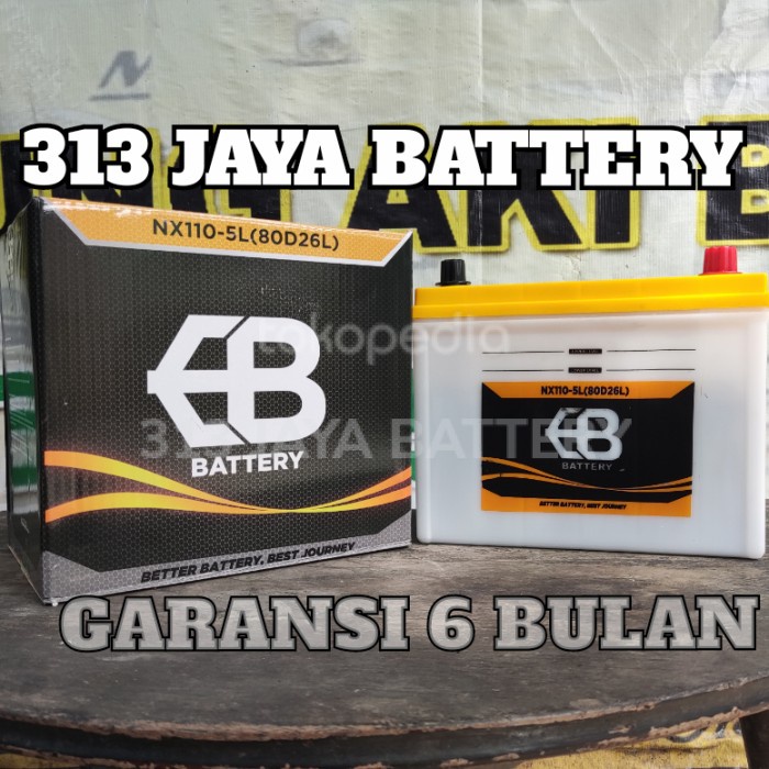Aki NX110-5L / 80D26L innova diesel, fortuner diesel G, (70amp),(6bln)