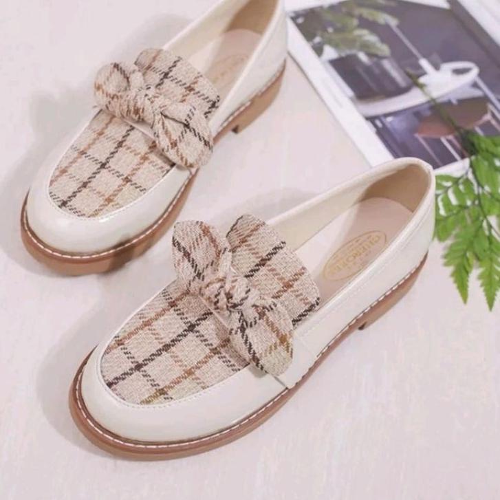 12.12 MALL Sepatu loafers wanita / Docmart MELAN / Sepatu Wanita / Sepatu Flat Wanita /  Bisa Cod 