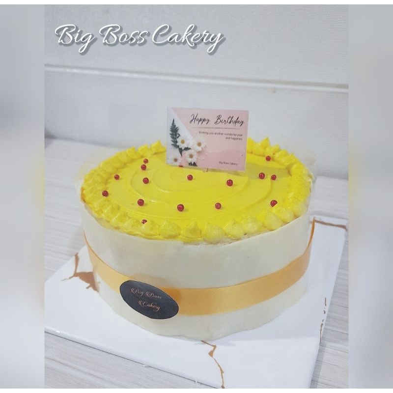 

Big Boss Cakery NEW LEMON CAKE BIRTHDAY KUE ULTAH