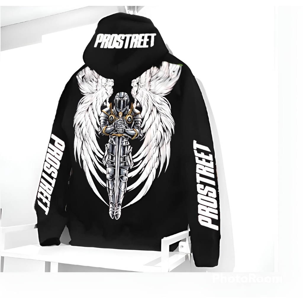 Sweater Prostreet Hoodie Prostreet Jaket Prostreet Premium Guardian Rider Hitam