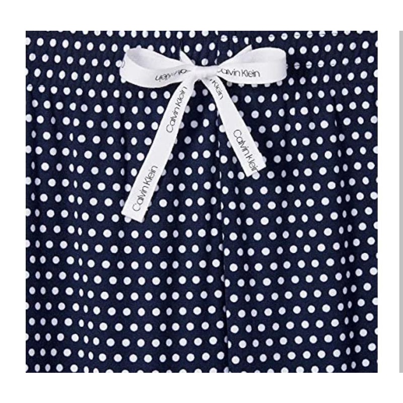 Ck full print maron &amp; polka navy pants