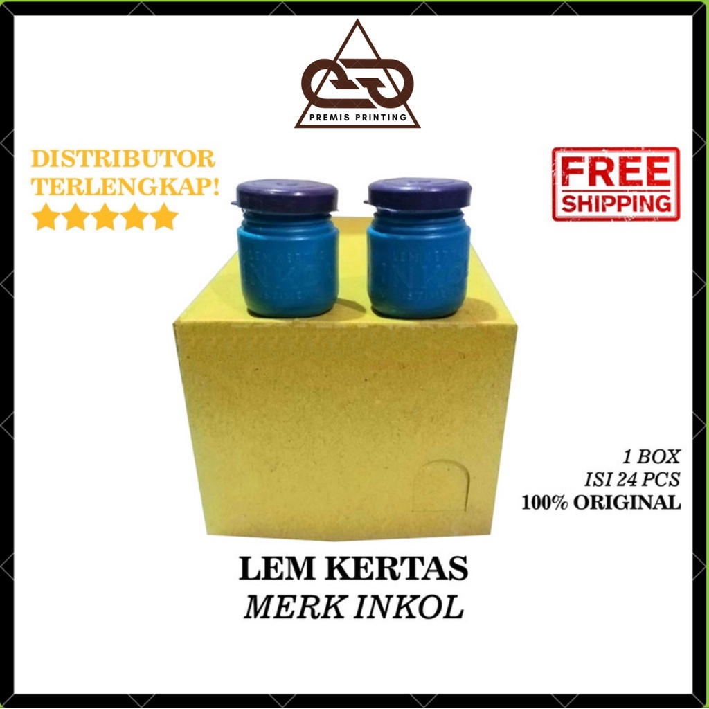 

Lem Kertas Inkol mini & jumbo - Lem Kertas Cair Roll Joyko Glukol dan Stick / Lem Kertas Jumbo