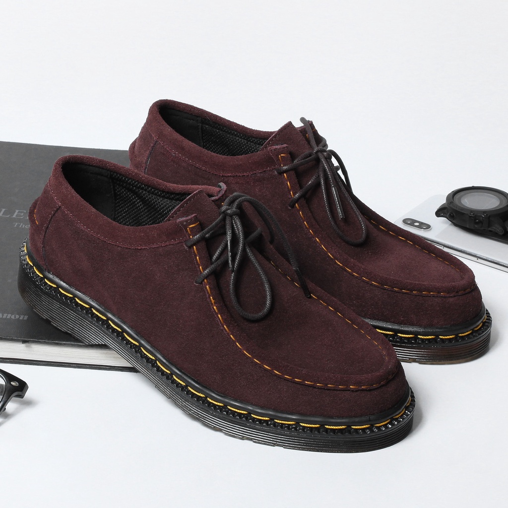 Athar Crested - Sepatu Suede Pria Desert Wallabee