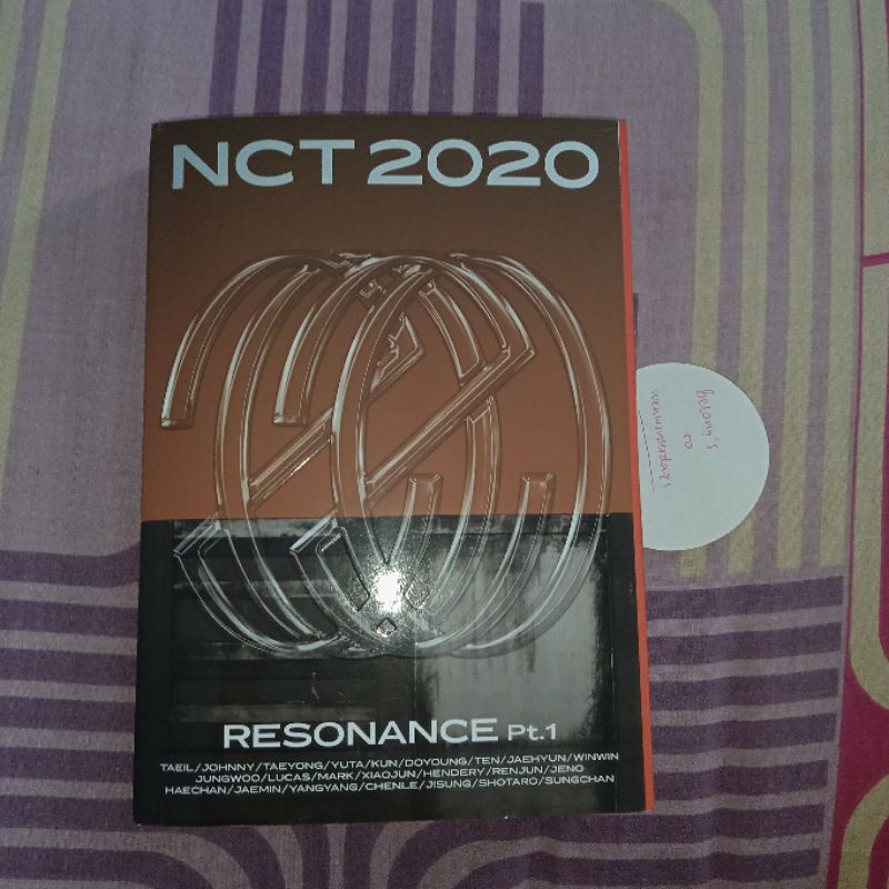 NCT RESONANCE 2020 FUTURE VER ALBUM ONLY SHARING MINUS PHOTOCARD POSTER RESONANCE PC JAEHYUN TAEYONG