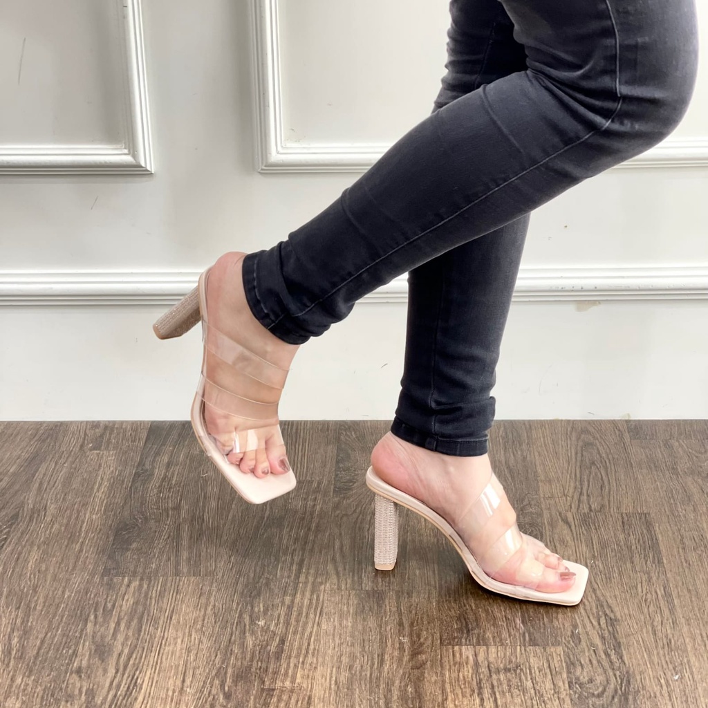 SANDAL WANITA ZS-3822 HEELS 9CM NUDE