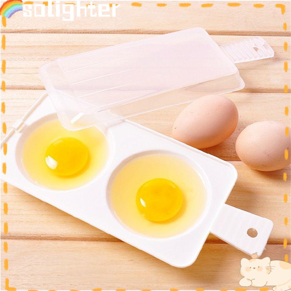 Solighter Egg Steamer Masak DIY 2telur Baking Double Cup