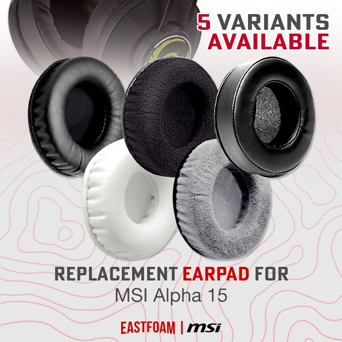 Earpad Earcup MSI Alpha 15 Alpha15 Bantalan Foam Busa Ear Cushion