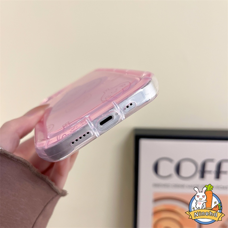 IPHONE Casing Kompatibel Untuk Iphone14 13 12 11 Pro Max X Xr Xs Max8 7 6 6s Plus Pink Garlic Phone Case Tanpa Bracket Penebalan Shockproof Protection Camera Soft Case Cover Pelindung