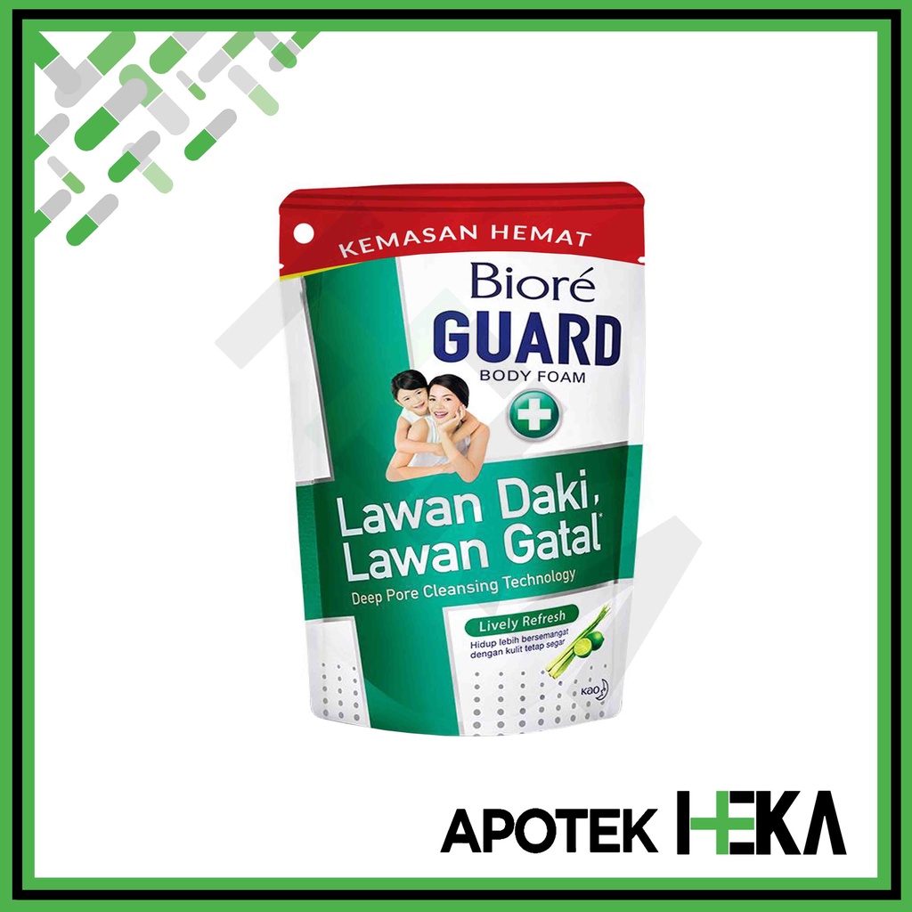 Biore Guard Antibacterial Body Foam Lively Refresh - Sabun Mandi Cair (SEMARANG)