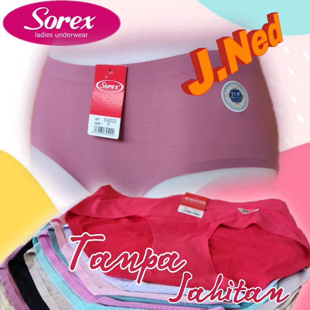 J326 CELANA DALAM WANITA SEAMLESS SOREX UKURAN FREE SIZE BESAR FIT XL-XXL