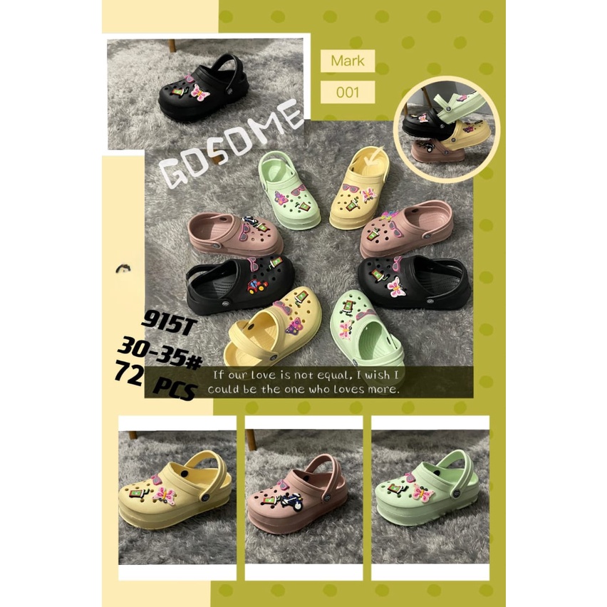 SANDAL ANAK PEREMPUAN MODEL CLOGS BAIM GOSOME 915