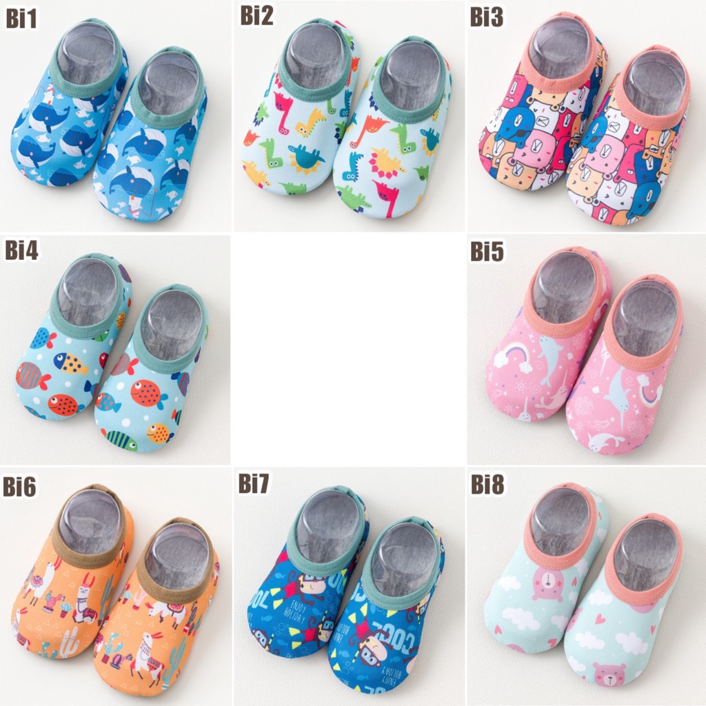 0-2 thn KAOS KAKI ANTI SLIP PREWALKER SEPATU BAYI ANAK SHOES catalog YM Bi