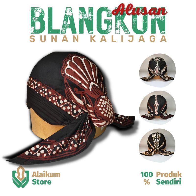 Blangkon Sunan Kalijaga Alusan cuci dan Lipat