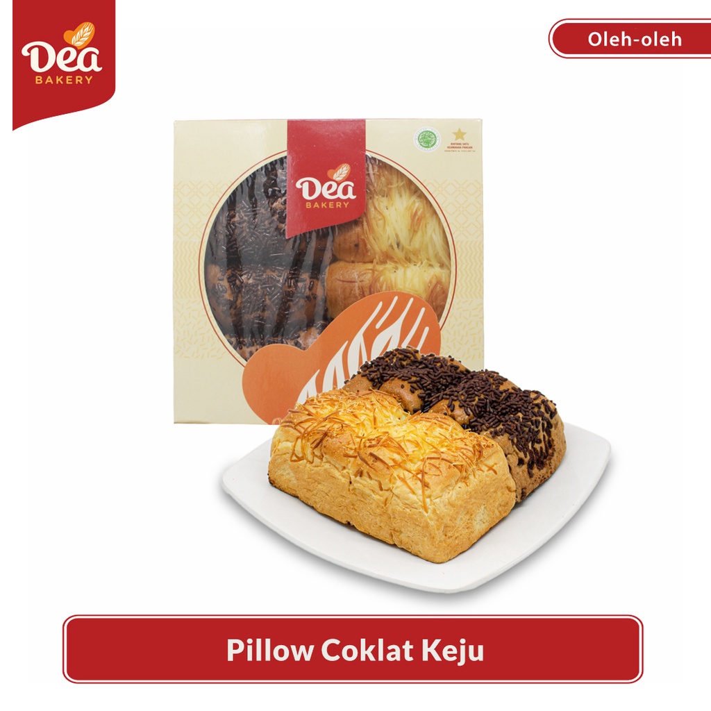 Roti Pillow Coklat Keju Dea Bakery