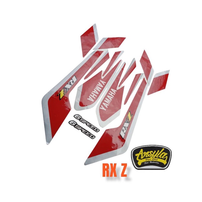 sticker striping Yamaha RX z RxZ