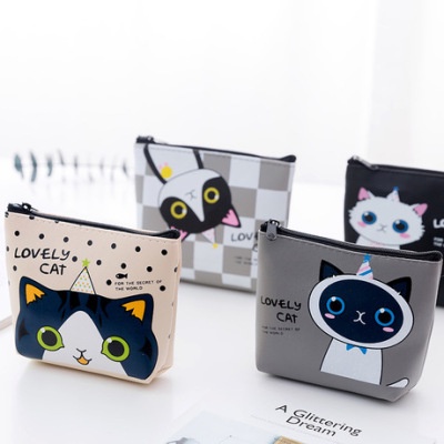 ⭐️𝐈𝐇𝐒 𝟏𝟕𝟏 𝐋𝐚𝐦𝐩𝐮𝐧𝐠⭐️Dompet Koin Wanita Pouch Mini Motif Lovely Cat Coin Purse