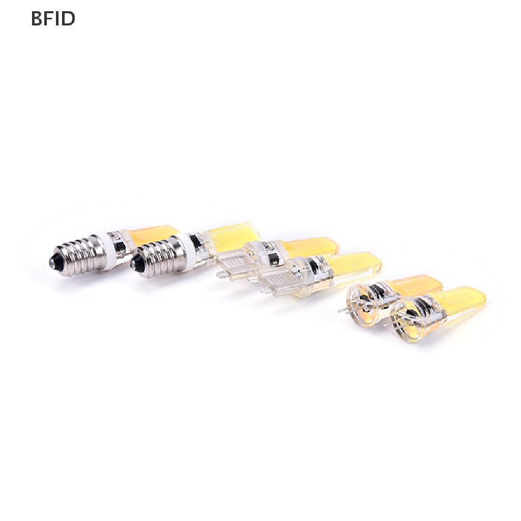 [BFID] Lampu Bohlam Mini Dimmable G4 G9 E14 COB SMD LED Silicone Crystal Light 9W 220V [ID]