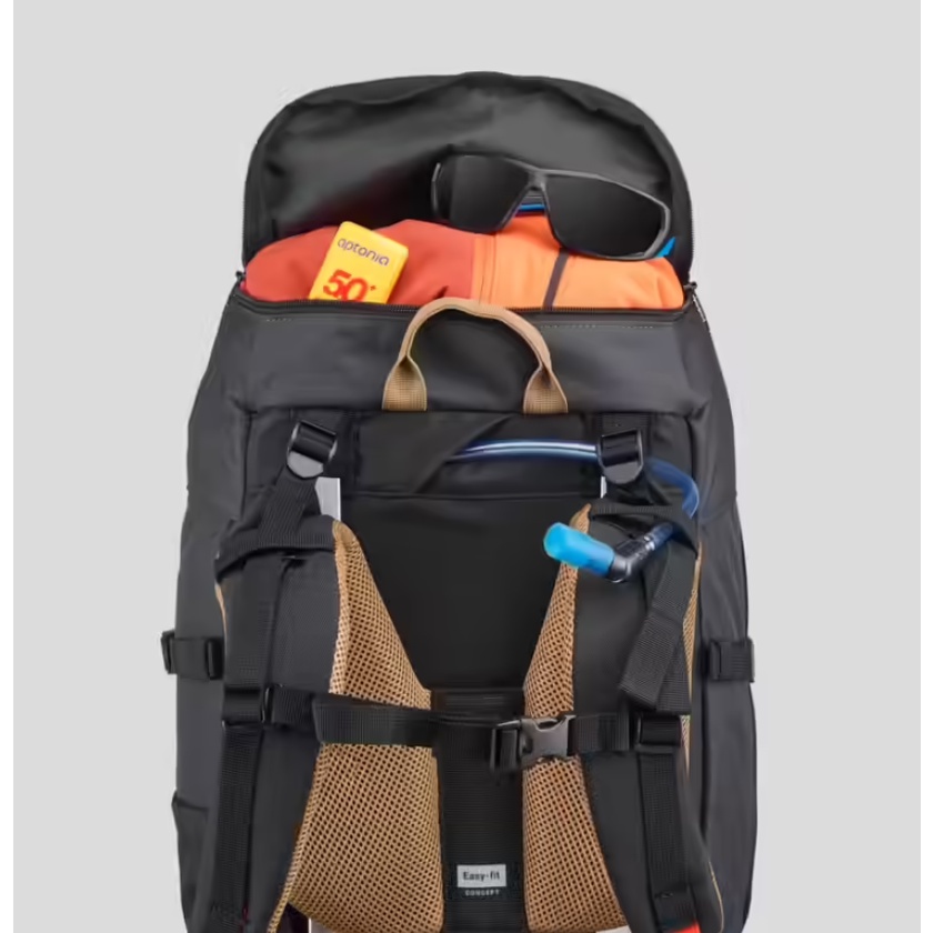 FORCLAZ Tas Ransel Trekking Gunung Pria Trek 100 EasyFit 50L