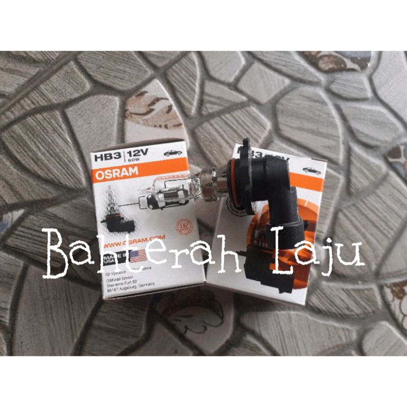 Bohlam Mobil/Lampu depan/Lampu Jauh Hb3 12v 60w Asli osram