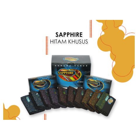 Sarung Sapphire Hitam Khusus PARTAI GROSIR MURAH/ECER MURAH SARUNG SAPPHIRE DEWASA MURAH