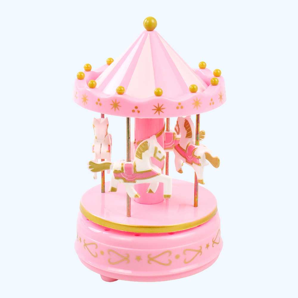 Kotak Musik Merry Go Round Musical Box Carousel - HD-YYH