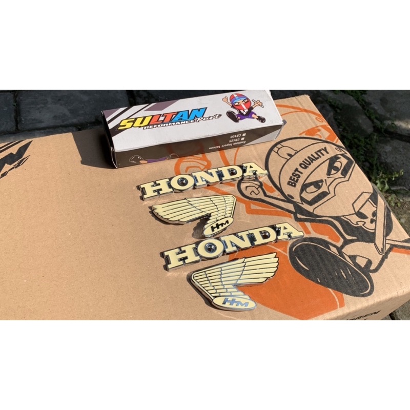 EMBLEM TANGKI CB100 TANGKI DORAEMON CB 100 IMPORT TEBAL