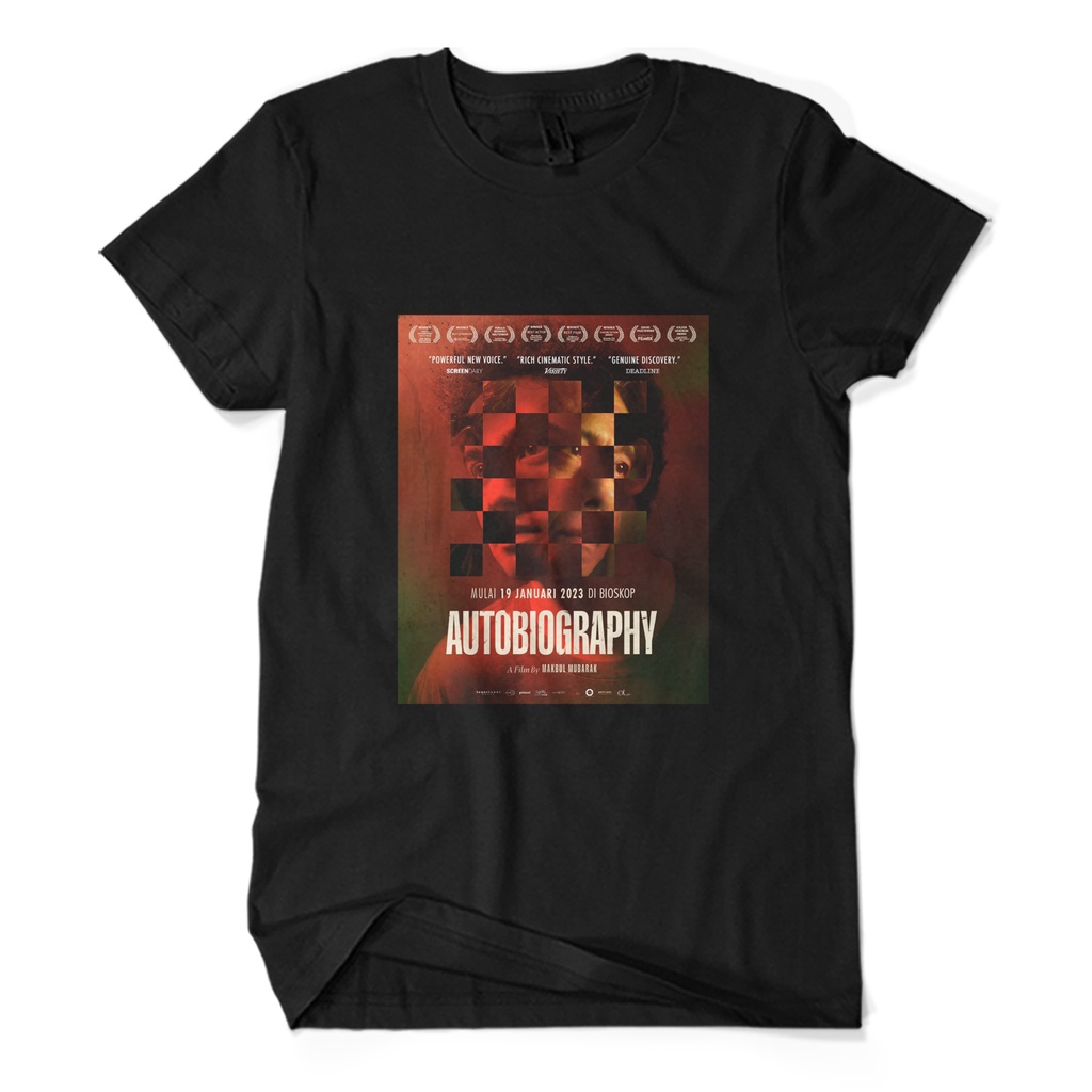 Baju Kaos Pria FILM AUTOBIOGRAPHY Bioskop Terbaru Indonesia KAOS KAGE