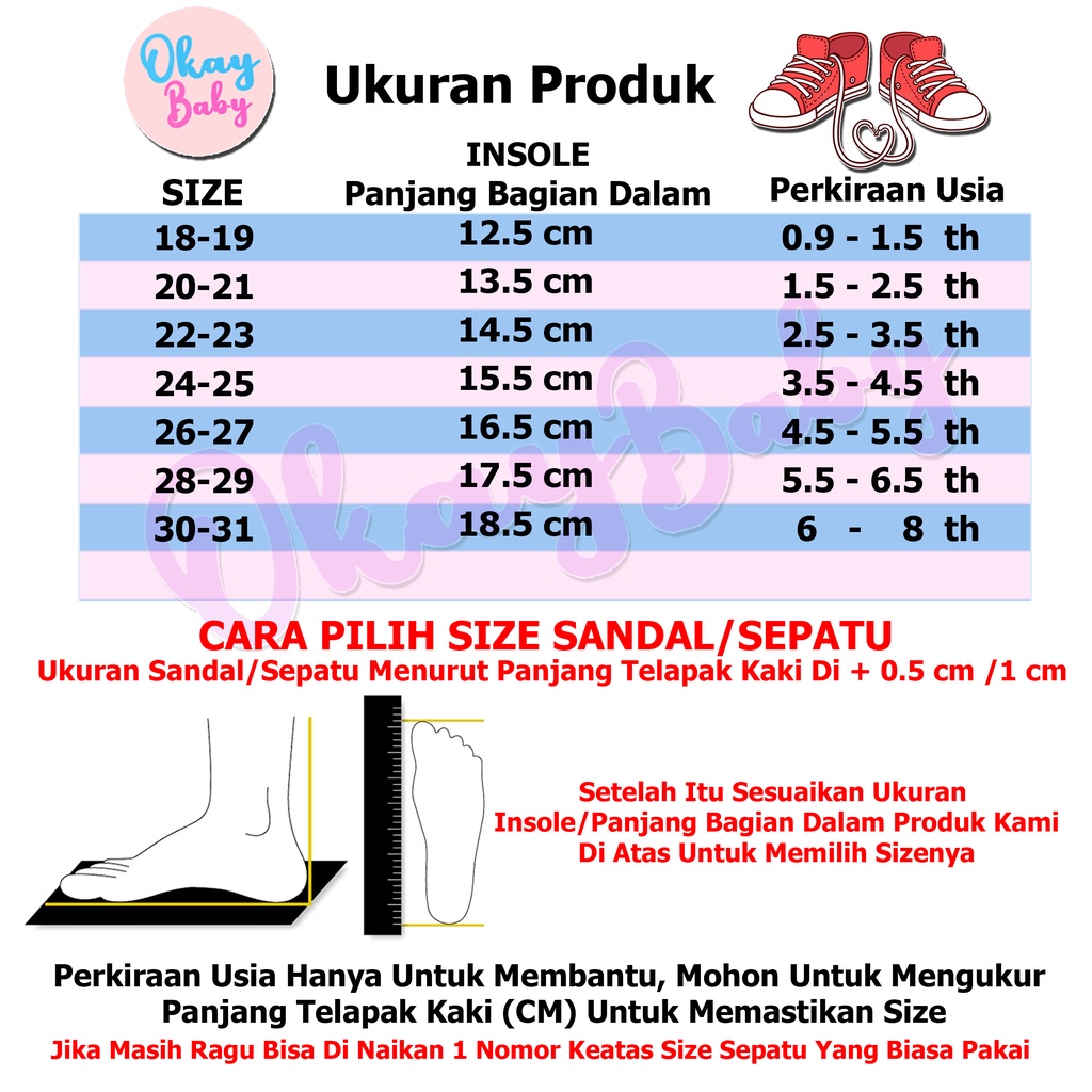 PROMO 10.10 PUNCAK Okaybaby B254 Sendal Sandal Slop Import astronot Anak Laki-laki Perempuan