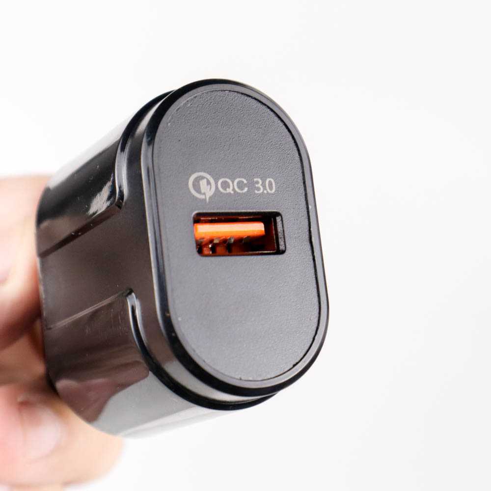 ( 100% BARANG ORI ) OLAF Charger USB 1 Port QC3.0 3A 18W EU Plug - BC21