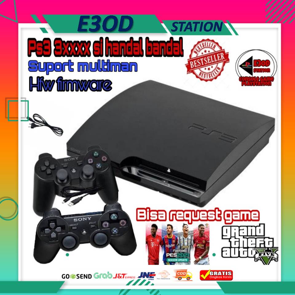 Ps3 Slim 500GB FullGame + 2 Stik