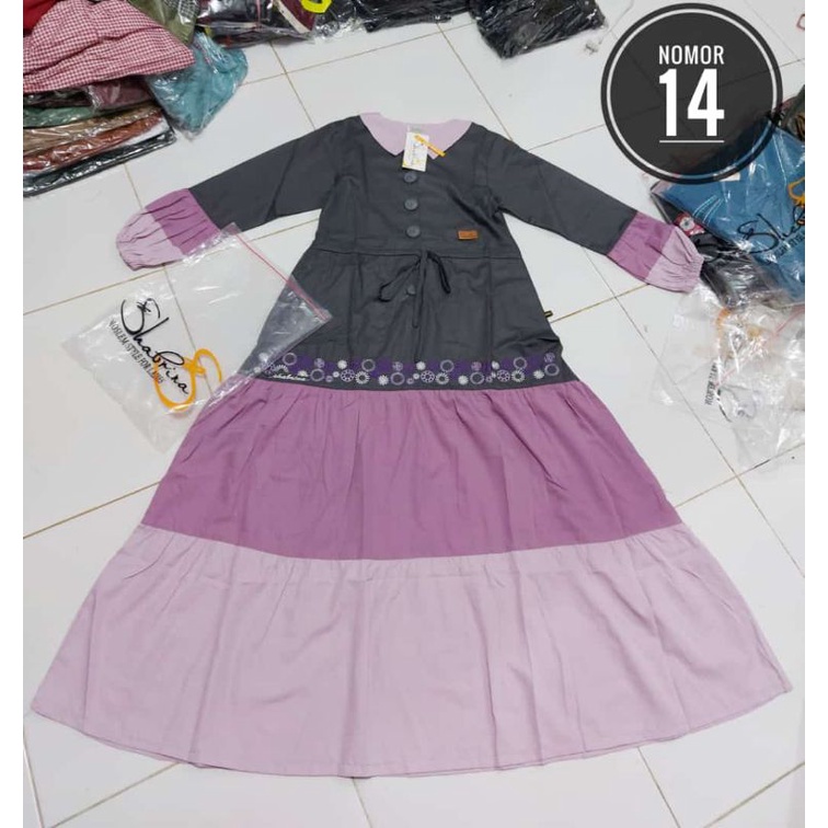 gamis shabrina dewasa dan remaja
