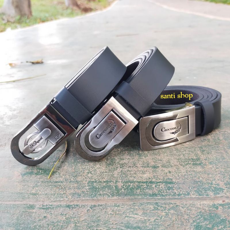 IKAT PINGGANG PRIA KULIT PREMIUM MENT BELT SABUK KULIT