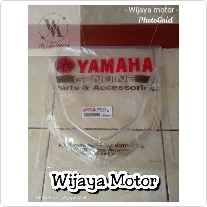 kaca mika lampu sen depan mio smile original  wijaya motor