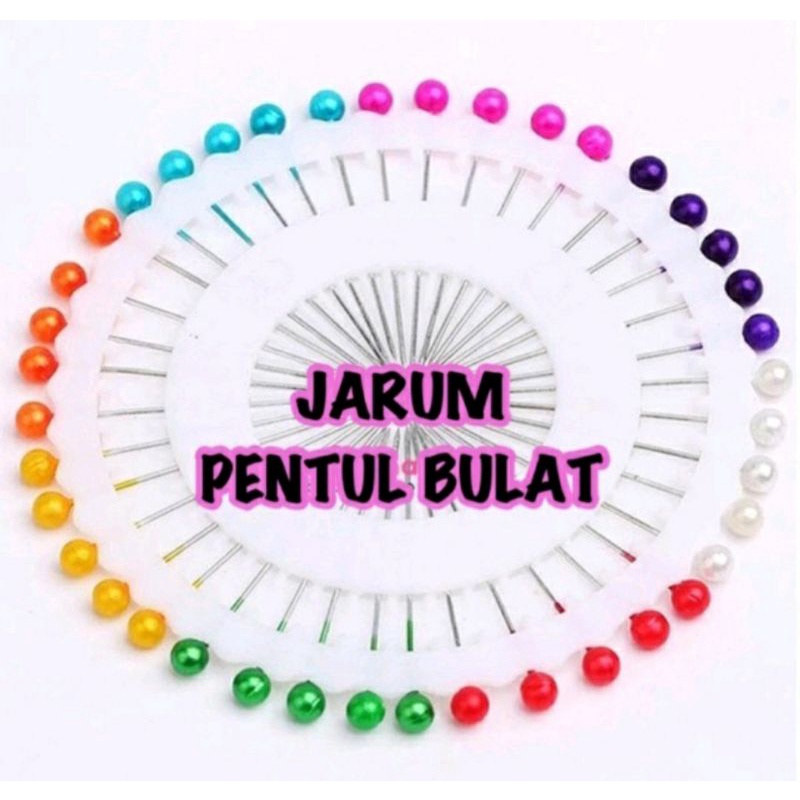 Jarum pentul pentol bulat warna 35 Cm