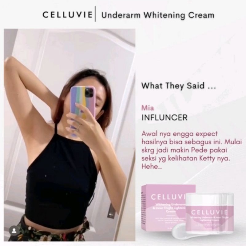 CELLUVIE PEMUTIH KETIAK DAN SELANGKANGAN UNDERARM WHITENING ORIGINAL