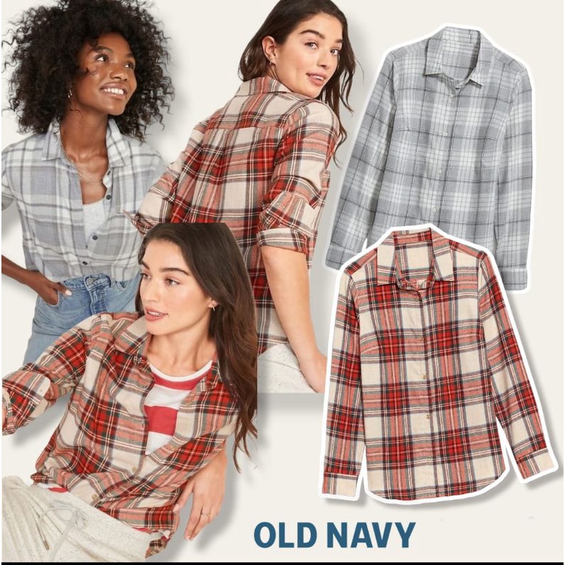Kemeja Flanel Old Navy
