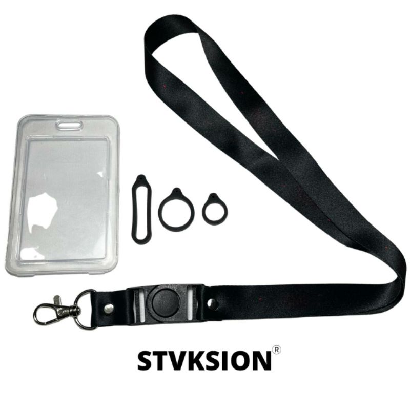 

LANYARD LY1 LANYARD ID CARD HOLDER GATUNGAN TALI TEMPAT KARTU NAME TAG TRANSPARAN DUA SISI LANYARD PRINTING O RINg