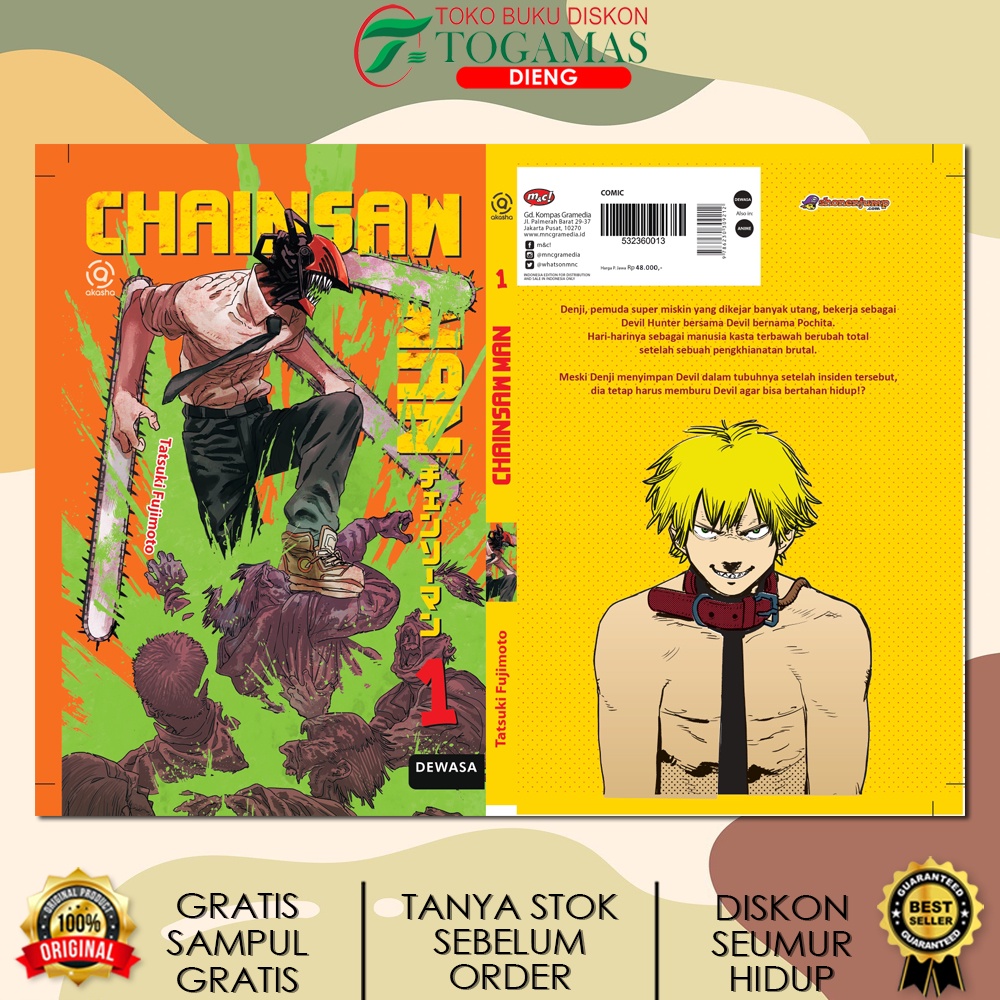 SERI KOMIK CHAINSAW MAN KARYA TATSUKI FUJIMOTO