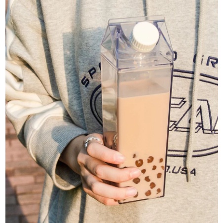 Botol Minum Boba / Botol Minum Pitcher Plastik / Botol Milk Coffe Jug Water