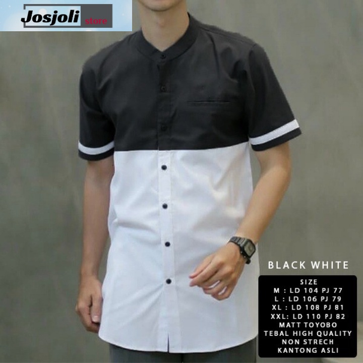 JOSJOLI_STORE/Baju KOKO ORATO/Pakaian Muslim Pria Dewasa/Baju Koko Pria/Size M,L,XL,XXL