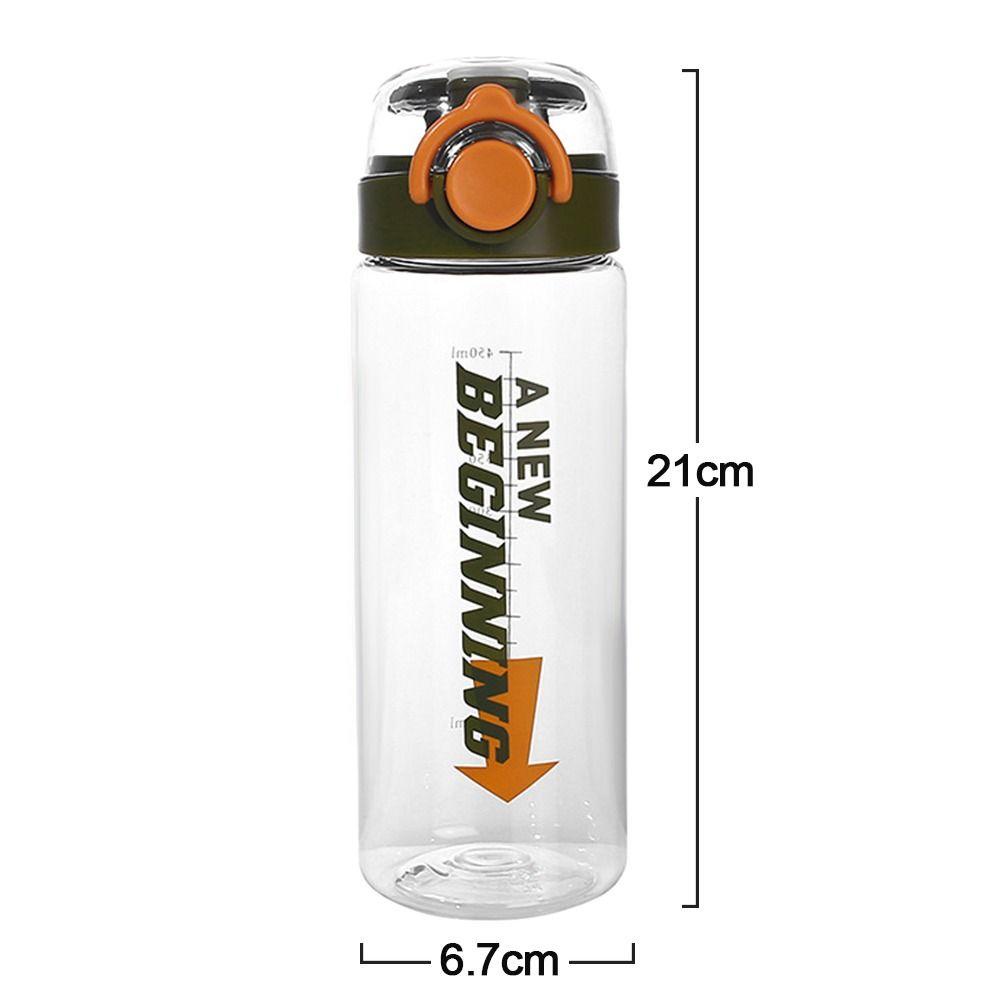 Popular Sports Water Bottle Gym Travel Botol Minum Bening Plastik