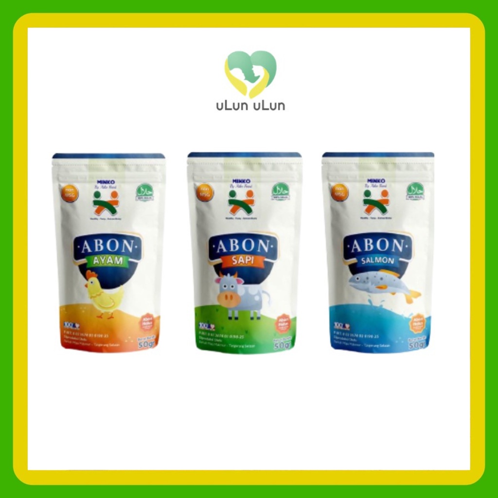 

Aiko Abon Ayam / Sapi / Salmon untuk MPASI 50 gr Halal, NO MSG